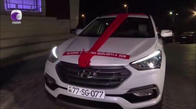 Şəbnəm Tovuzluya efirdə avtomobil hədiyyə edildi - FOTO