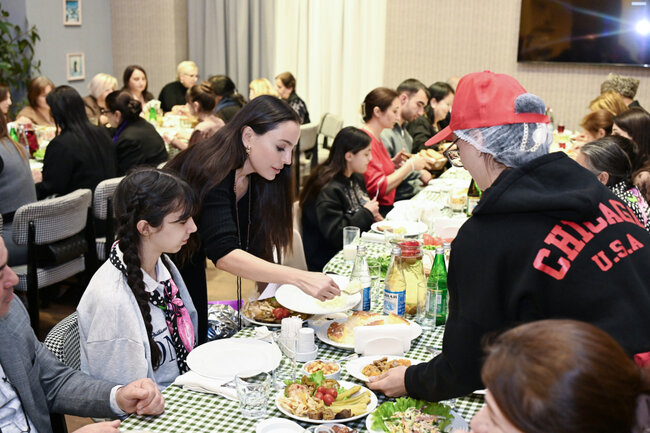 Leyla Əliyeva iftar məclisində - Fotolar