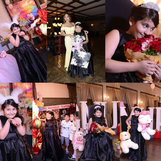 Rəqsanə qızı Yağmura bir ad günü etdi ki.../FOTOLAR