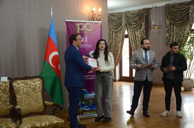 Tbilisidə Azərbaycan-Gürcüstan Gənclərinin I Qarabağ Forumu keçirilir - FOTOLAR