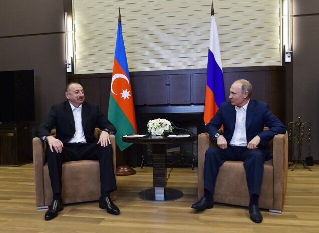 İlham Əliyev və Putin görüşdü