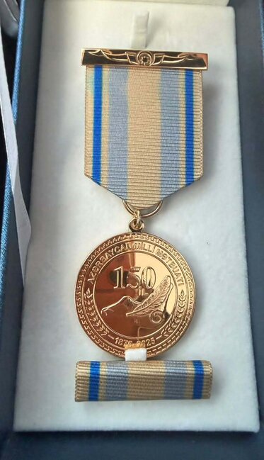 "BİG Media" MMC-nin direktoru Emil Əkbərov "Azərbaycan milli mətbuatının 150 illiyi (1875-2025)" yubiley medalı ilə təltif edildi