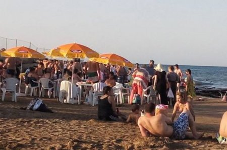 Bilgəh çimərliyində İYRƏNC MƏNZƏRƏ – VİDEO