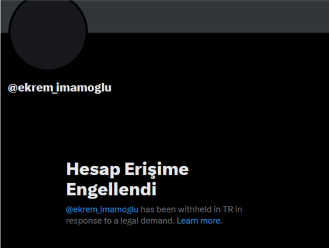 Əkrəm İmamoğlunun sosial media hesabına qadağa gəldi