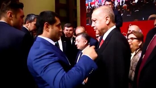 Ərdoğan Bakıda azərbaycanlı dünya çempionuna bu sözləri dedi - VİDEO