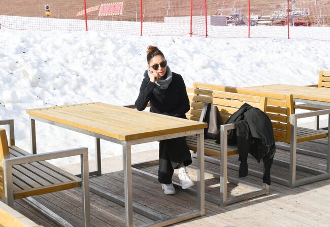 İlham Əliyev və Mehriban Əliyeva "Şahdağ" Turizm Mərkəzində