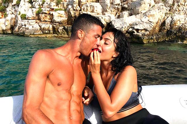 Ronaldonun sevgilisi ilə romantik istirahəti - FOTOLAR
