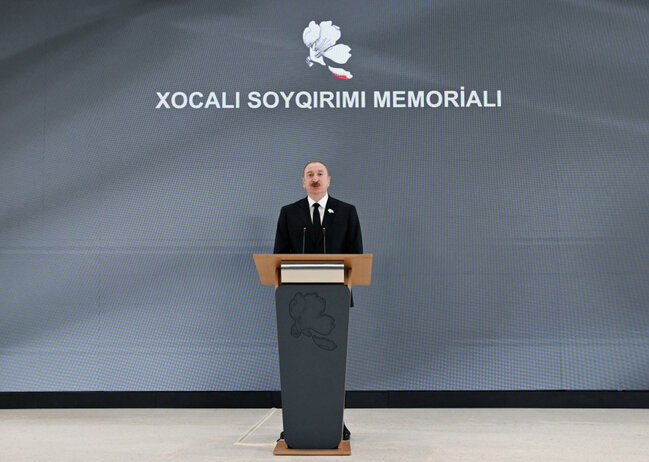 Xocalı Soyqırımı Memorialının açılışından - Fotolar