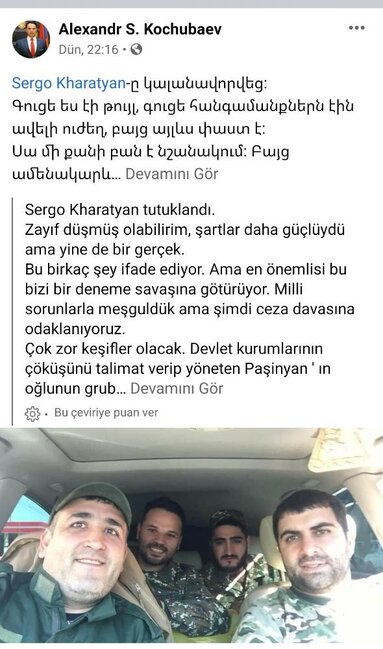 Paşinyanın oğlunun cinayətkar dəstəsi saxlanıldı - FOTO