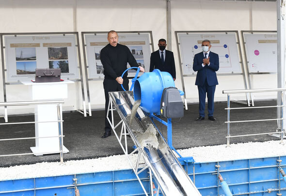 Prezident işğaldan azad olmuş ərazilərin yollarında aparılan tikinti işləri ilə tanış olub - YENİLƏNİB + FOTO