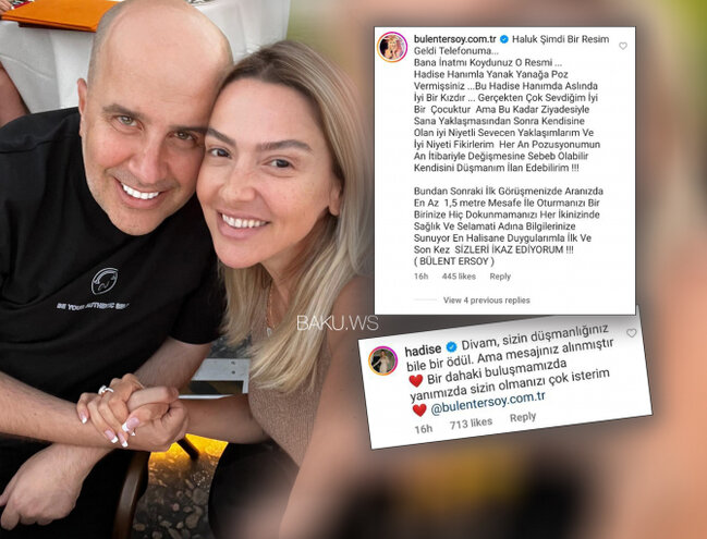 Bülent Ersoydan Hadisəyə XƏBƏRDARLIQ - FOTO