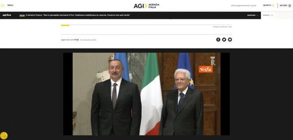 Prezident İlham Əliyevin İtaliyaya səfəri bu ölkənin mətbuatının böyük diqqət mərkəzində olub - FOTO