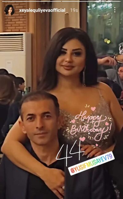 Aktrisa Xəyalə HƏYAT YOLDAŞI İLƏ - FOTO