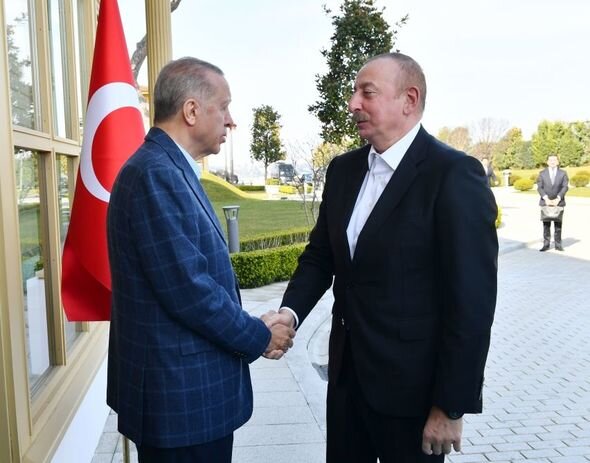 İstanbulda İlham Əliyevlə Rəcəb Tayyib Ərdoğanın görüşü olub - YENİLƏNİB + FOTO