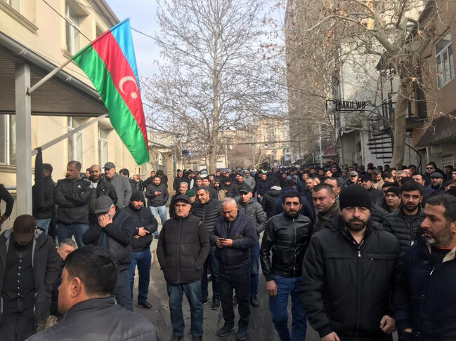 Hacı Şahin ilə vida mərasimindən görüntülər - CANLI/FOTO