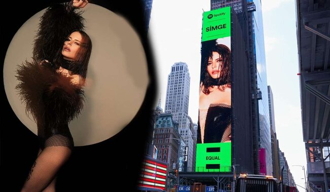 Simgenin fotosu "Times" meydanında