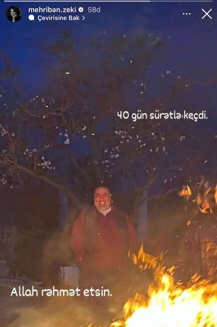 "40 gün sürətlə keçdi..." - FOTO