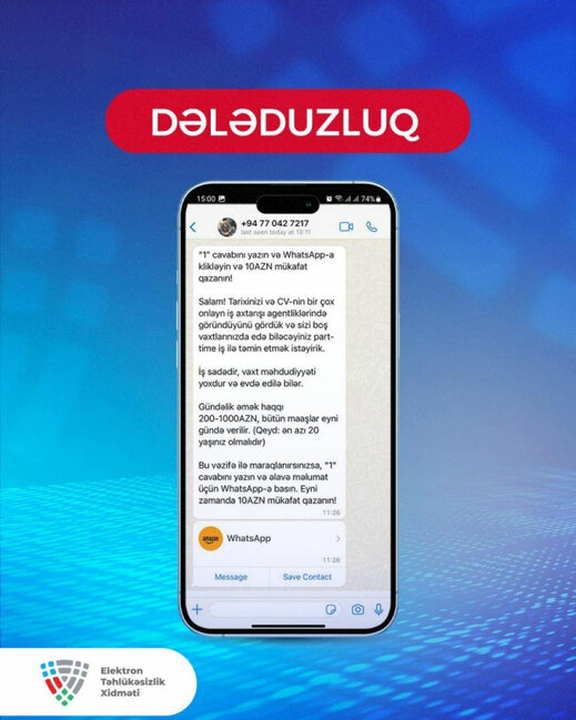 Azərbaycanda "Whatsapp" işlədənlərə XƏBƏRDARLIQ - Dövlət xidməti məlumat yaydı