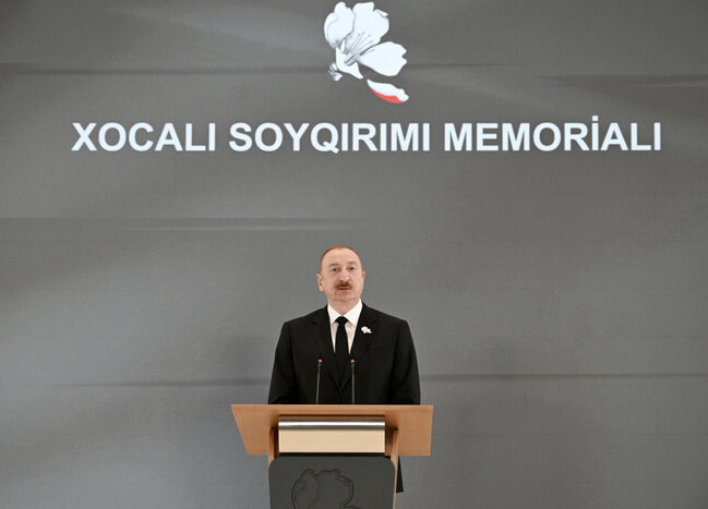 Xocalı Soyqırımı Memorialının açılışından - Fotolar