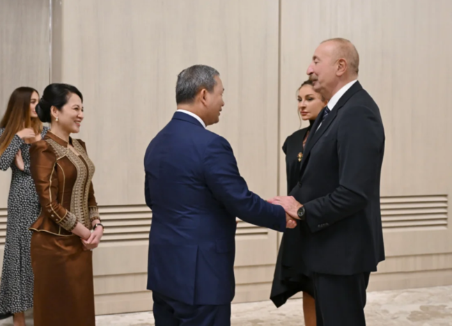 Prezident İlham Əliyevin adından AQEM-in 7-ci Zirvə Görüşünün iştirakçılarının şərəfinə şam yeməyi verilib - Foto