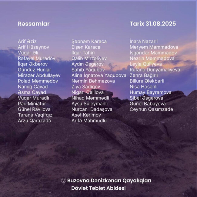 "Xəzərin mirvarisi- Buzovna qayaları" layihəsinə start verilir