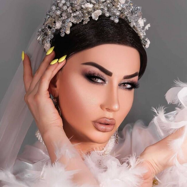 Fatimə gəlinlik geyindi - Fotolar