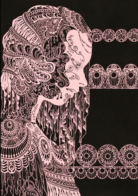 Skalpellə kağız üzərində cızdığı əsərlər görənləri heyran edir - FOTO