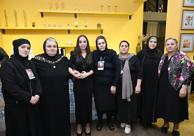 Leyla Əliyeva iftar məclisində - Fotolar