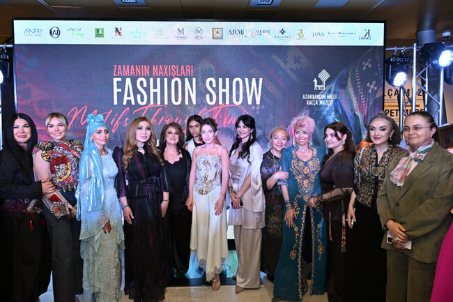 Alyona Əliyeva moda nümayişini izlədi - Fotolar