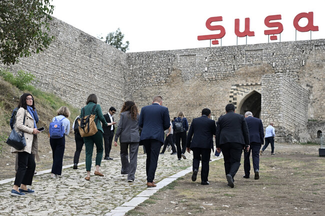 Avropa İttifaqı Şurasının üzvləri Şuşada olublar - Fotolar