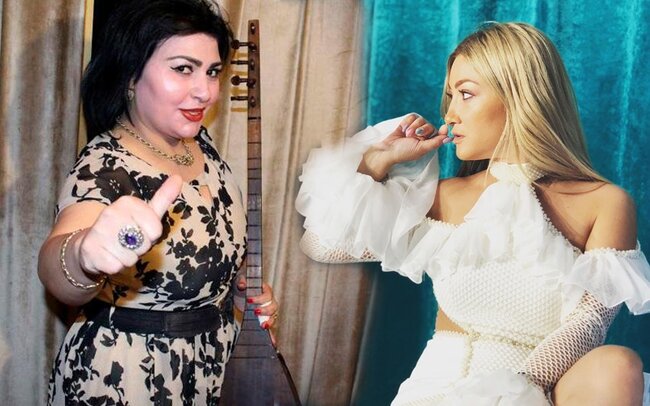 Telli aparıcı Zümrüdlə dalaşıb