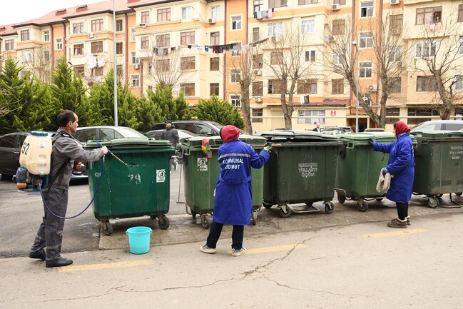 Güclü yağışdan sonra paytaxtda genişmiqyaslı daxili iməclik keçirilib