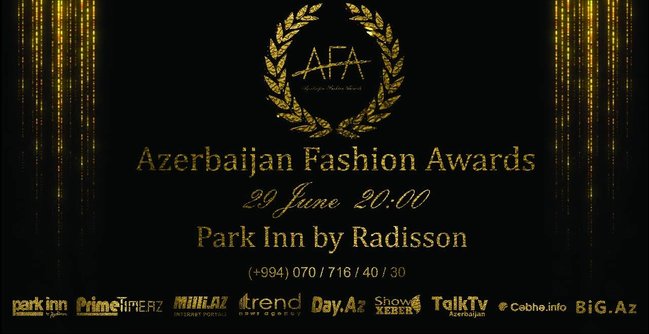 "Azerbaijan Fashion Awards" mükafatladırma mərasimi keçiriləcək