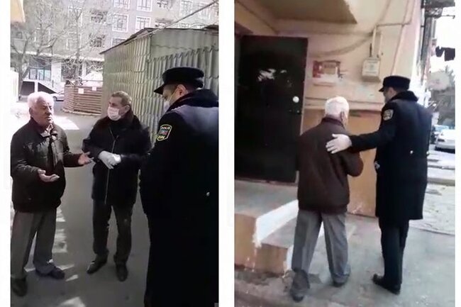 Polisi aldadaraq qaydanı pozan Arif Quliyev evə göndərildi