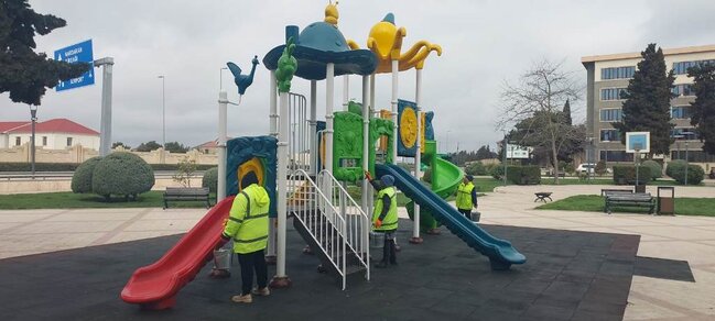 Güclü yağışdan sonra paytaxtda genişmiqyaslı daxili iməclik keçirilib