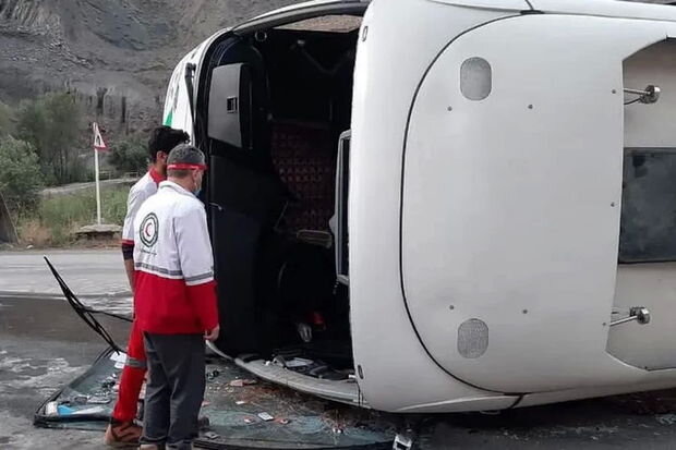 İranda sərnişin avtobusu aşıb: Ölən və yaralananlar var