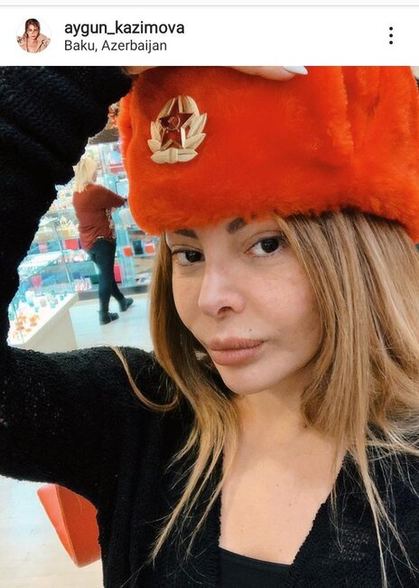 Aygün Kazımovadan makiyajsız FOTO