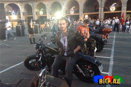 Çingiz Mustafayevin oğlu Moto Festivalda - FOTO