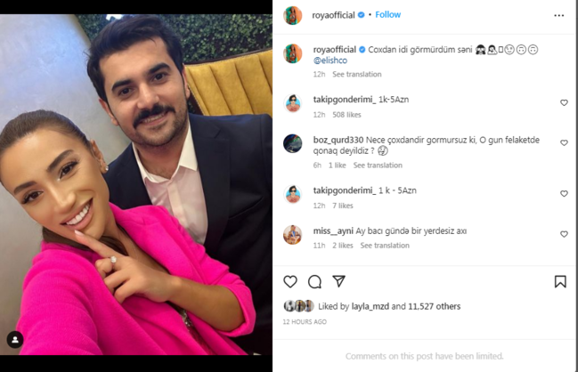 "Çoxdan idi, görmürdüm səni" - Röya