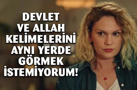 "DÖVLƏT və ALLAH kəlmələrini eyni cümlədə görmək istəmirəm" deyən aktrisaya görün nə cavab verdilər - FOTO