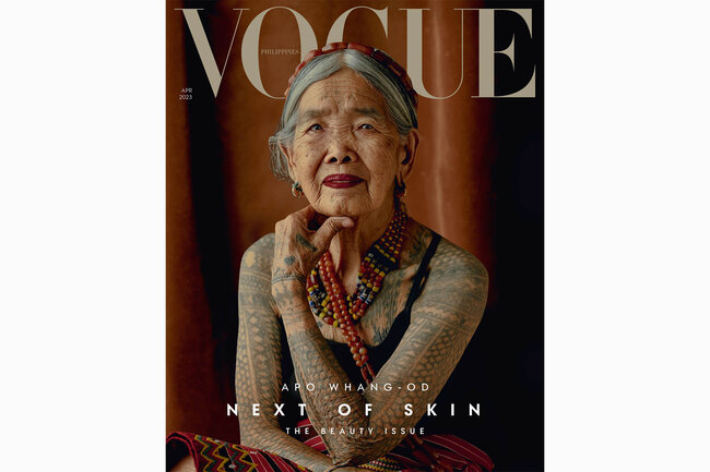 106 yaşlı tatu ustası ən yaşlı model kimi "Vogue" jurnalı üçün çəkildi - FOTO