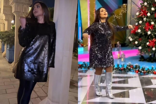 Gülayla Şəbnəmin bənzər geyimləri - Fotolar