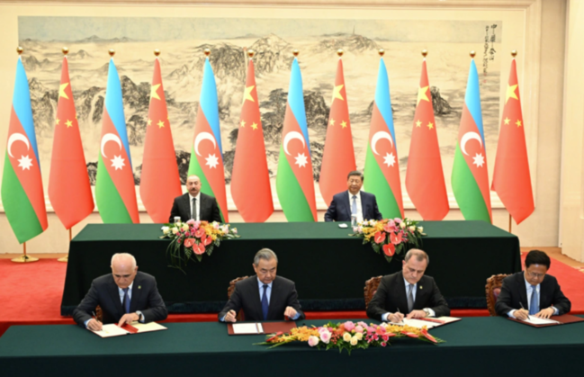 Pekində Azərbaycan-Çin sənədləri imzalanıb