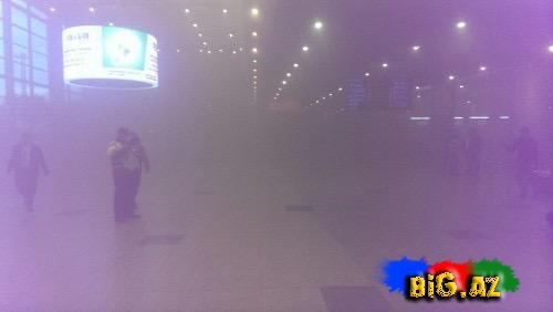 Moskvada aeroport yanır - FOTO-VİDEO (əlavə edildi)