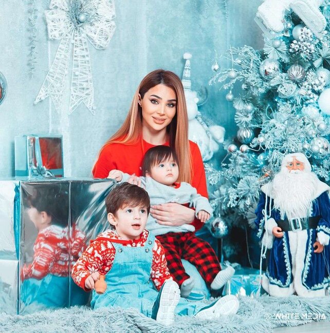 Ülviyyədən oğulları ilə Yeni il FOTOLARI