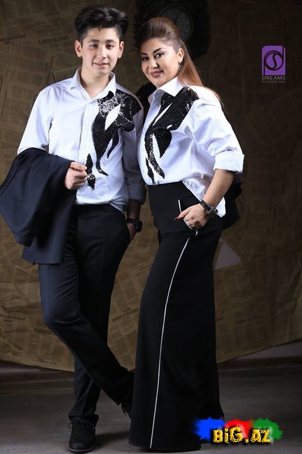 ATV-nin məşhur aparıcısı 14 yaşlı oğlu ilə - FOTOSESSİYA