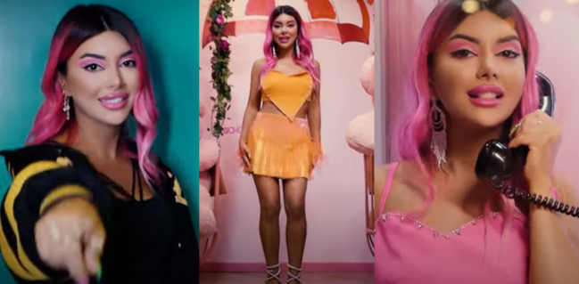 Azərbaycanın yeni "Barbie"si AyTiy gözəlliyi ilə göz oxşadı - VİDEO