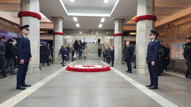 20 Yanvar stansiyası bu gün - FOTOLAR