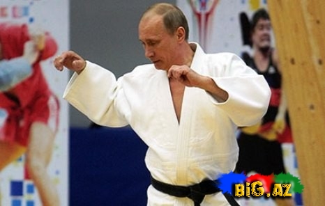 Putin karate üzrə növbəti kəmər aldı