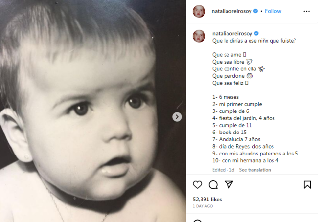 Nataliya Oreyro uşaqlıq FOTOLARINI paylaşdı